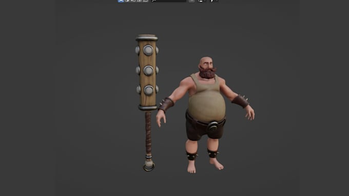 model a custom 3d characters for game, films and animation