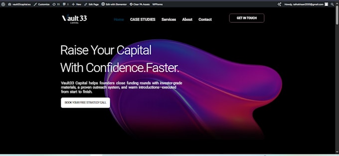 design fully customizable wordpress website