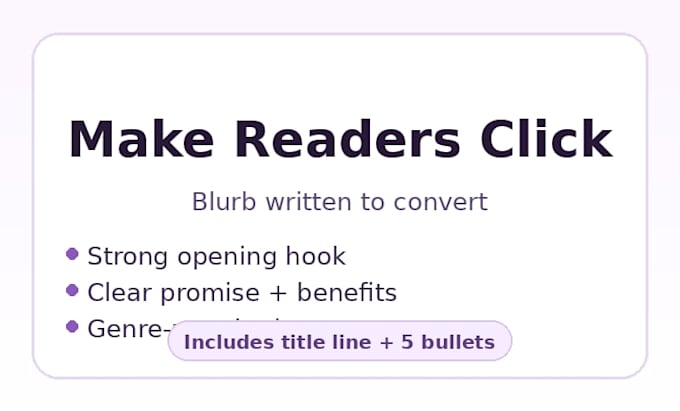 write your amazon book description blurb that sells