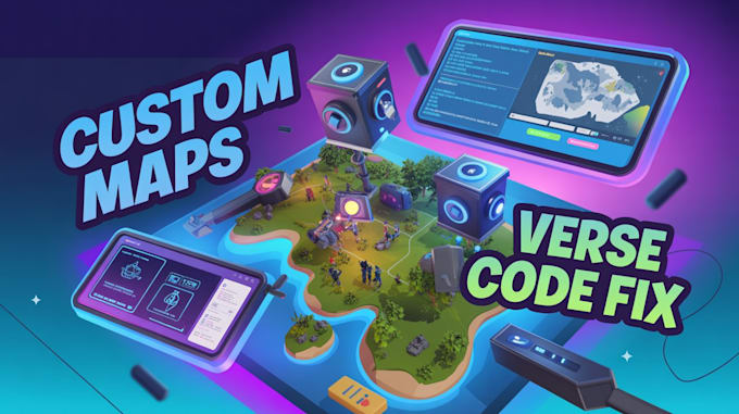 create and fix custom fortnite uefn map verse code in unreal engine