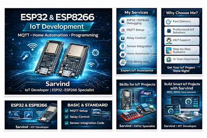 esp32 or esp8266 based home automation project