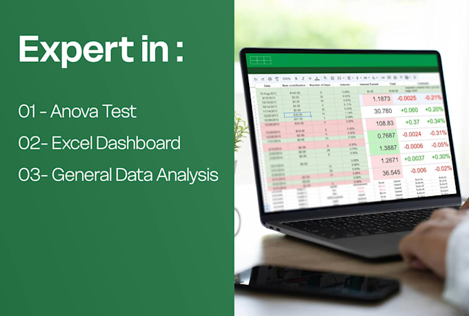 do anova statistical tests and excel data analysis