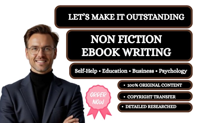 professional ghostwrite, edit, format nonfiction ebook do kdp book formatting