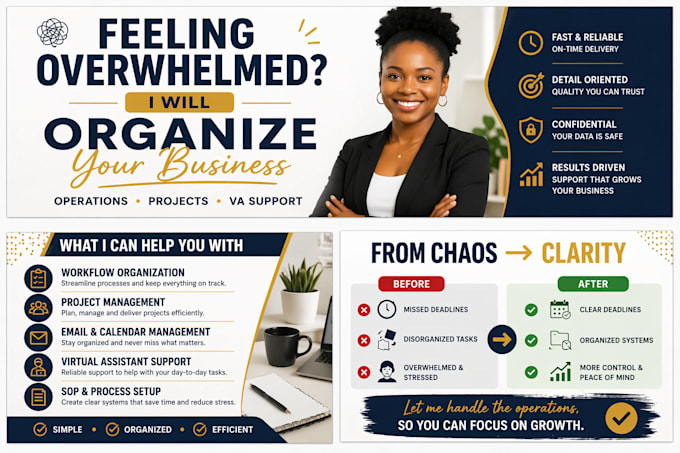 organize your business operations, workflows, and tasks for clarity