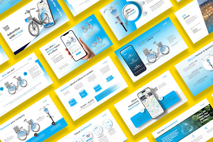 redesign business powerpoint presentation slides, pitch deck
