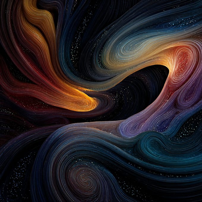 do a creative abstract art for you