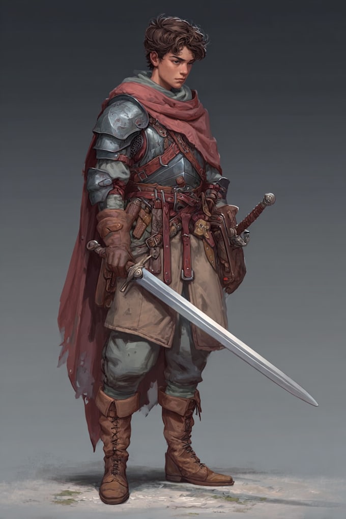 Draw dnd character art fantasy art illustration character by Johmuir ...