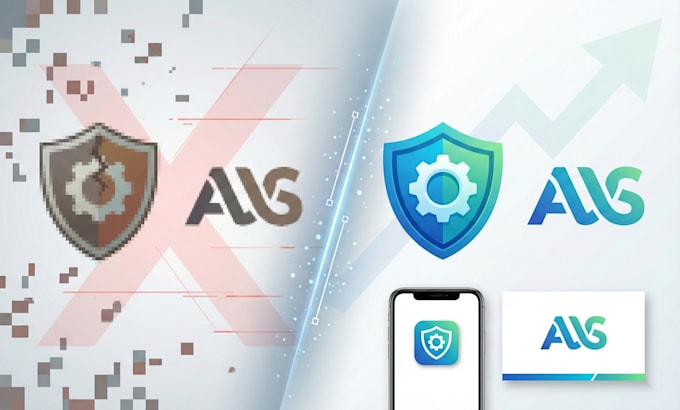 redesign, recolor, fix, or modify your icon set and logo