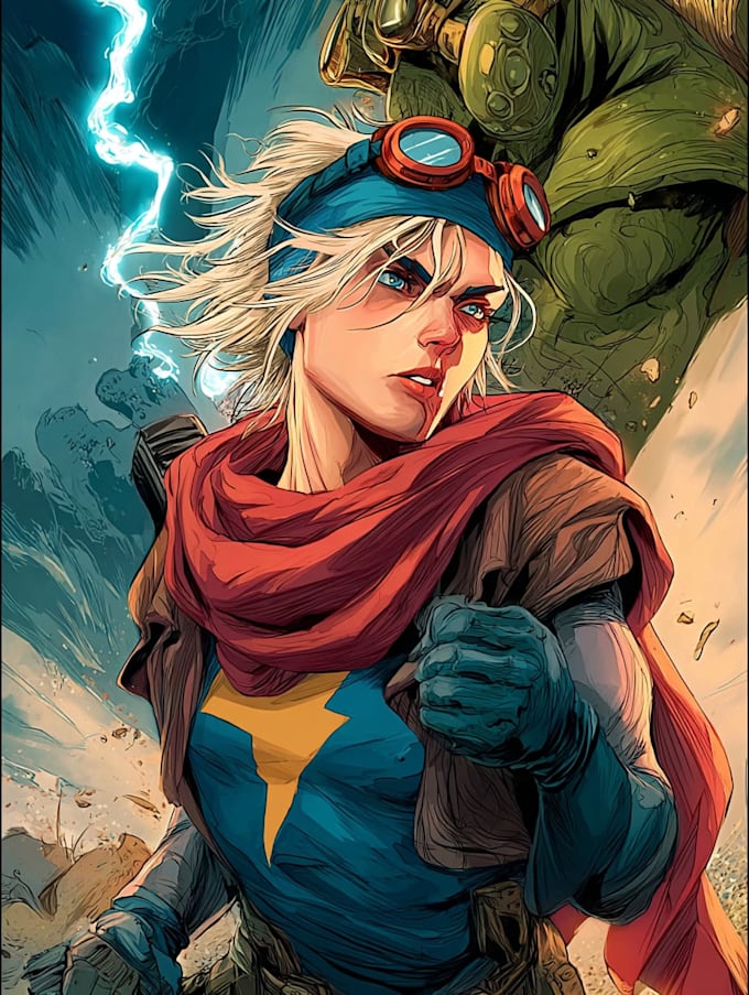 anime webtoon cover web comic cover artist graphic novel