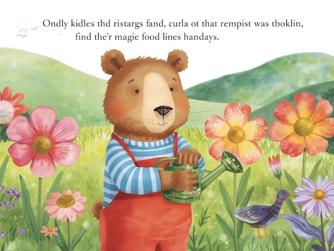 draw children book illustration