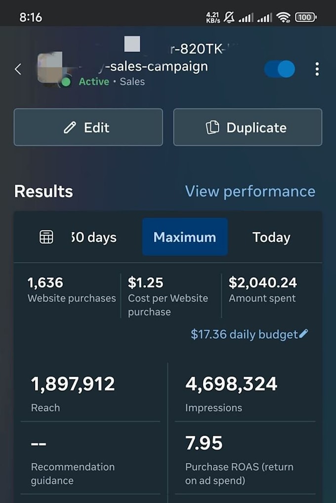 set up and manage highly converting facebook and instagram ads