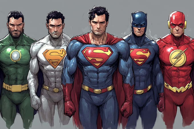 draw a portrait in a comic style