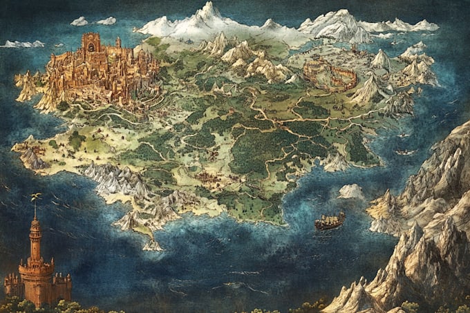 make a fantasy map