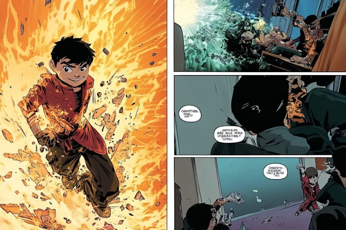 comic book illustration comic graphic novel