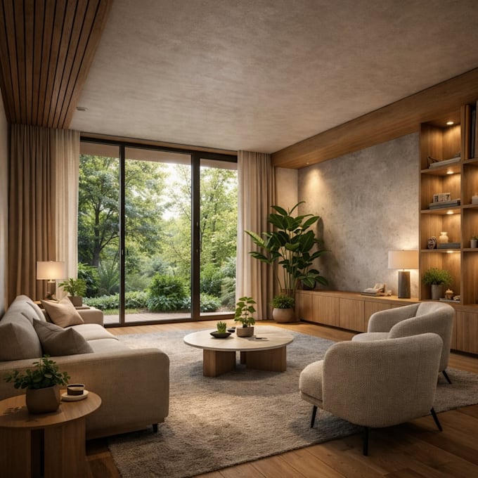 create realistic architectural renders for exterior and interior projects