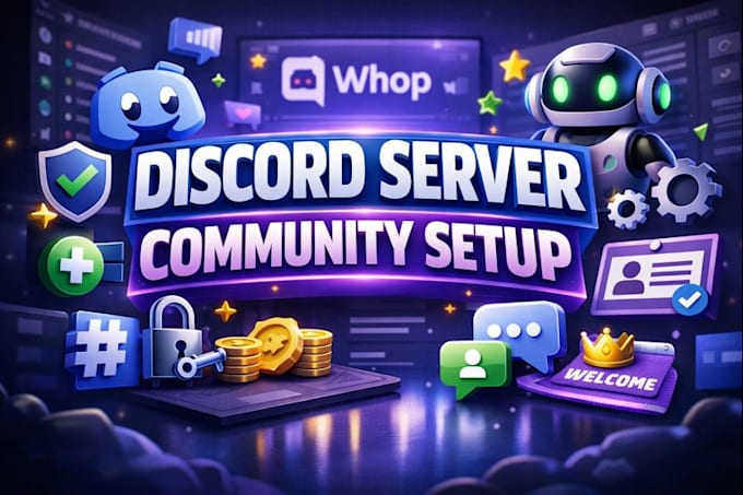 setup custom discord community server for your business with whop integration