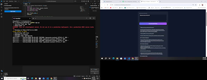 build a fast ai content writer saas using groq lpu and flask