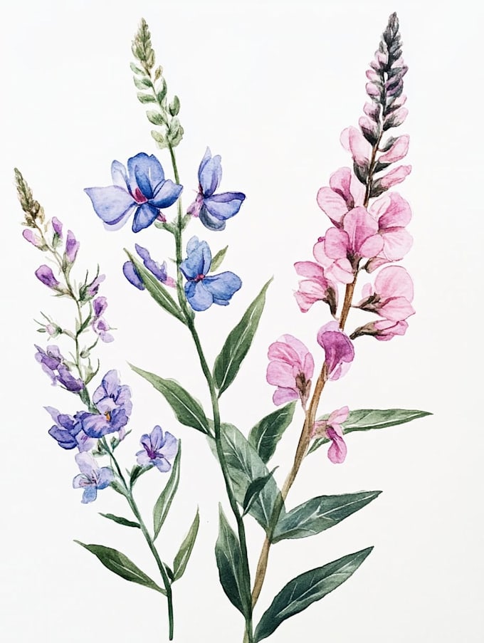 design a botanical illustration