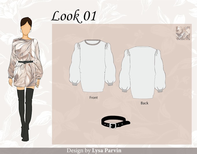 draw a fashion illustration