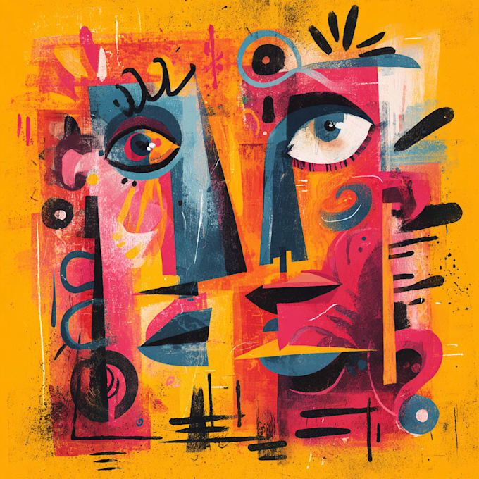 do illustration expresionism art, graffity, abstract