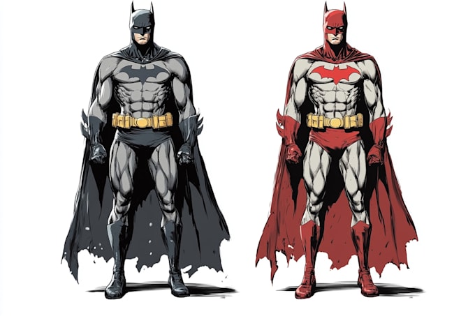 superhero character for comics