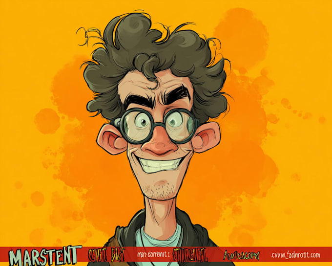 design awesome comic and cartoon style characters