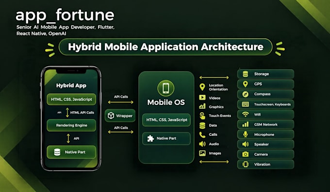 build ai mobile app, android ios app development, app creation using flutter