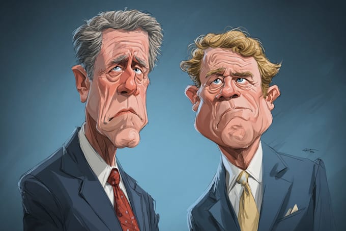 make hilarious political cartoons illustration