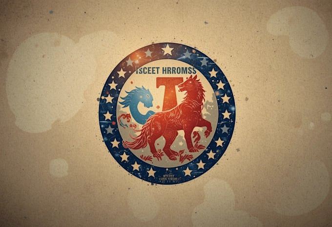 create patriotic and political logo