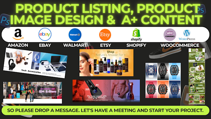 create product listings and design listing content expert