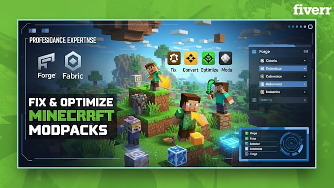 fix create and optimize minecraft modpacks datapacks forge and fabric mods