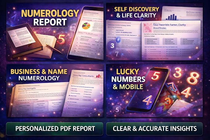 numerology report  a to z personal business