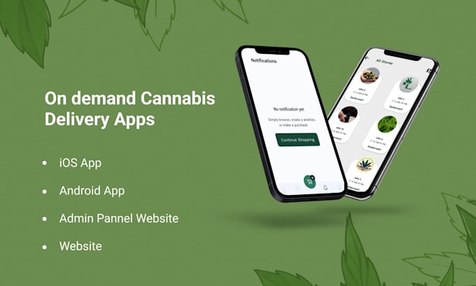 create your cannabis delivery apps and website