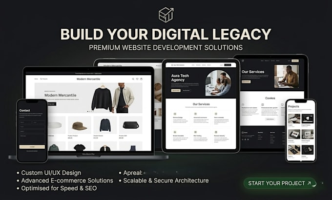 do custom professional business website development