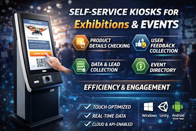 develop custom self service kiosk applications for touch screens