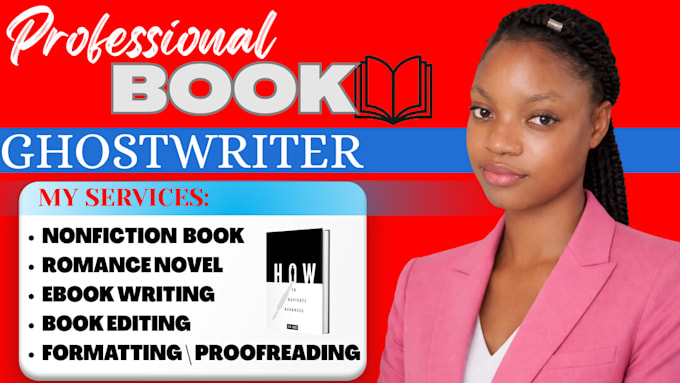 ghost write 30,000 words ebook as a ghost book writer, and ghost ebook writer