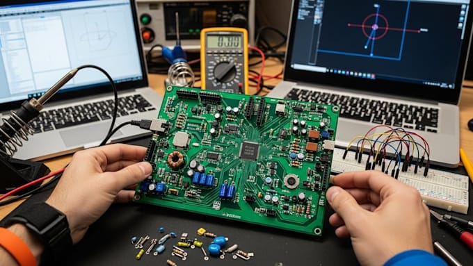 design custom pcb prototype for electronics projects