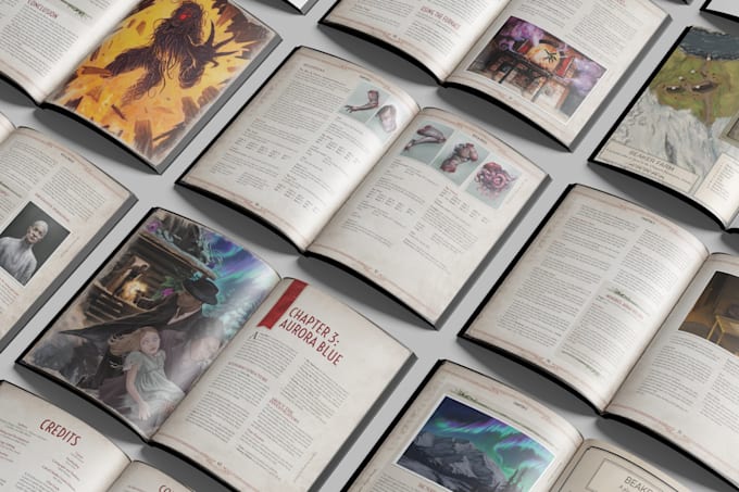 design and layout your ttrpg book