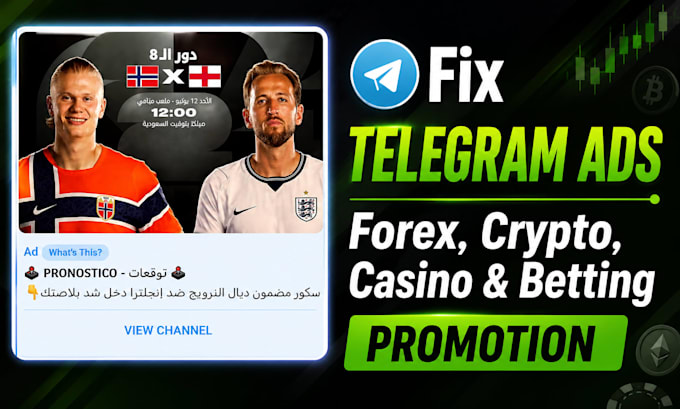 run telegram ads for bet,game fix telegram ad fix ad destination forex promotion