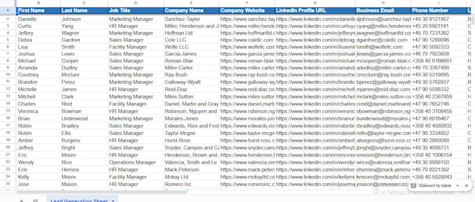 do b2b lead generation using google search and linkedin research