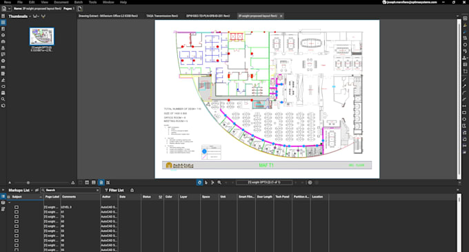 do concrete takeoff and estimation, on bluebeam, planswift