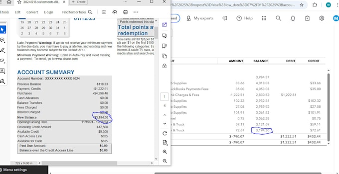 do bookkeeping, balance sheet, profit and loss