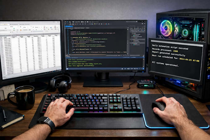 create python scripts focusing on automations using ai