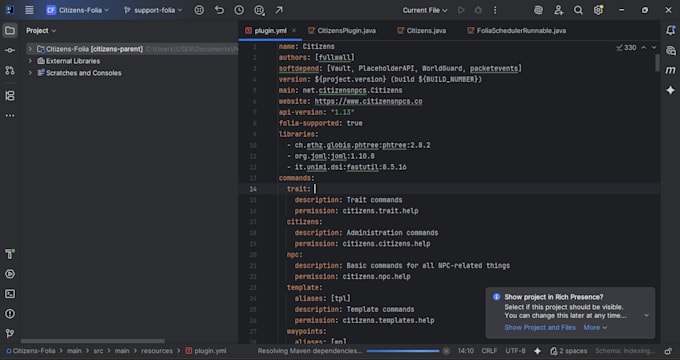 make any minecraft plugin fully compatible with folia