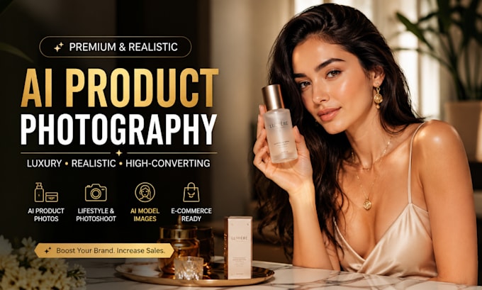 create realistic ai product photography and ad creative designs