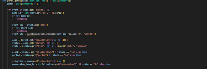 Review your python code by Jayven2 | Fiverr