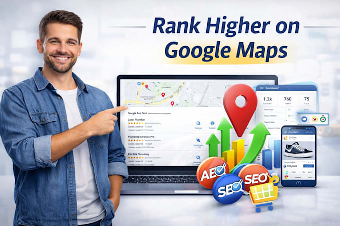 optimize local SEO GEO and gbp for google map pack rankings for your website