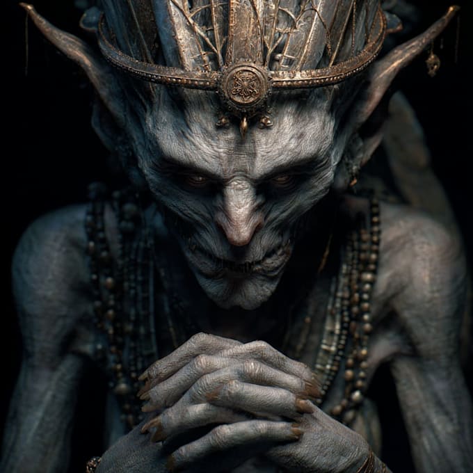 draw horror or fantasy monster or creature for you