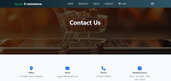 build a modern responsive ecommerce website