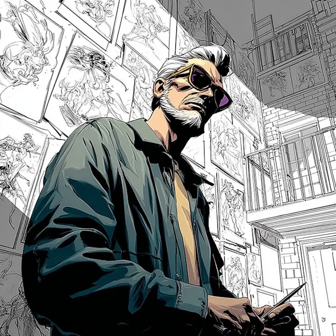 design comic book illustration, comic illustration